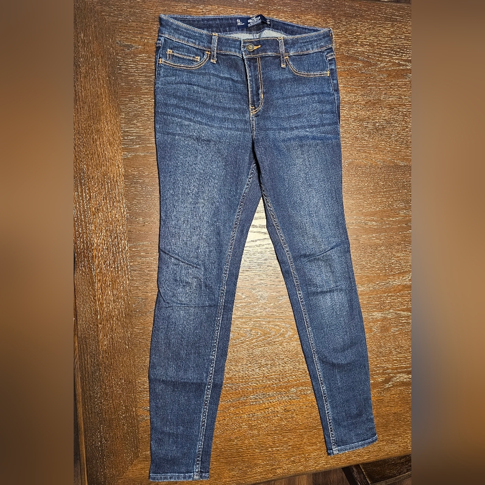 Hollister Blue Skinny Jeans with Stretch